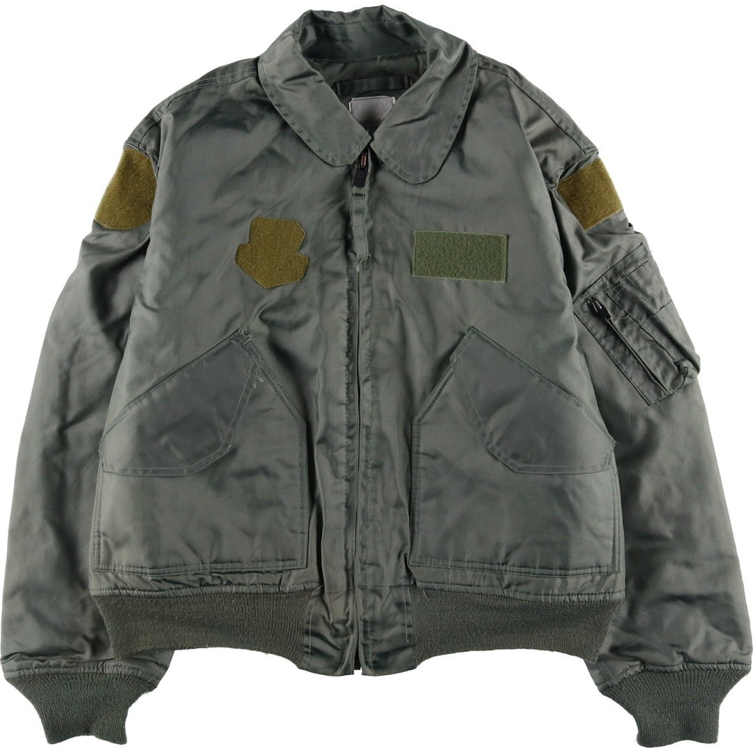 90's US military actual product CWU-45 Aromatic polyamide Khaki type Vintage Second Hand