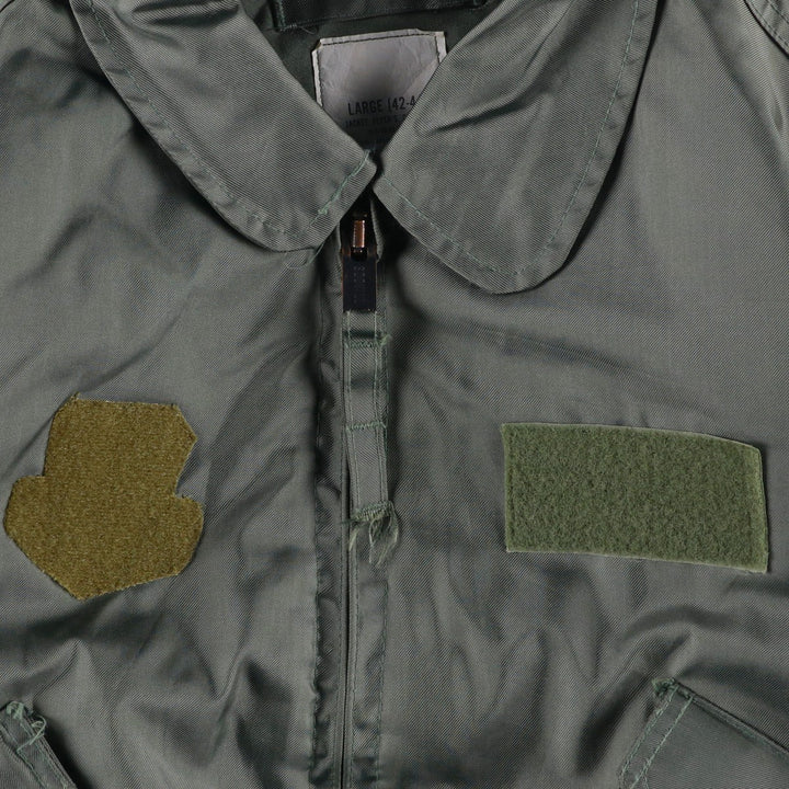 90's US military actual product CWU-45 Aromatic polyamide Khaki type Vintage Second Hand