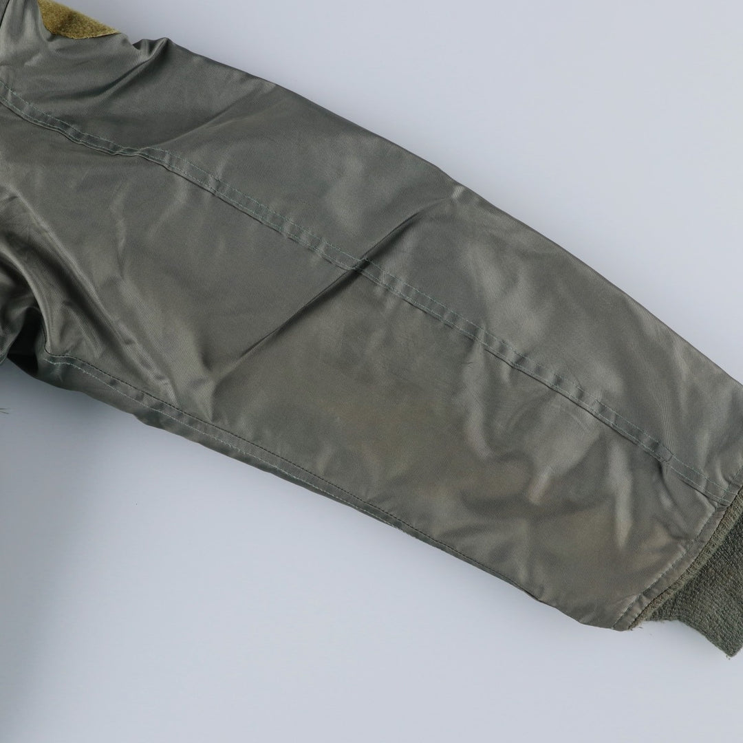90's US military actual product CWU-45 Aromatic polyamide Khaki type Vintage Second Hand