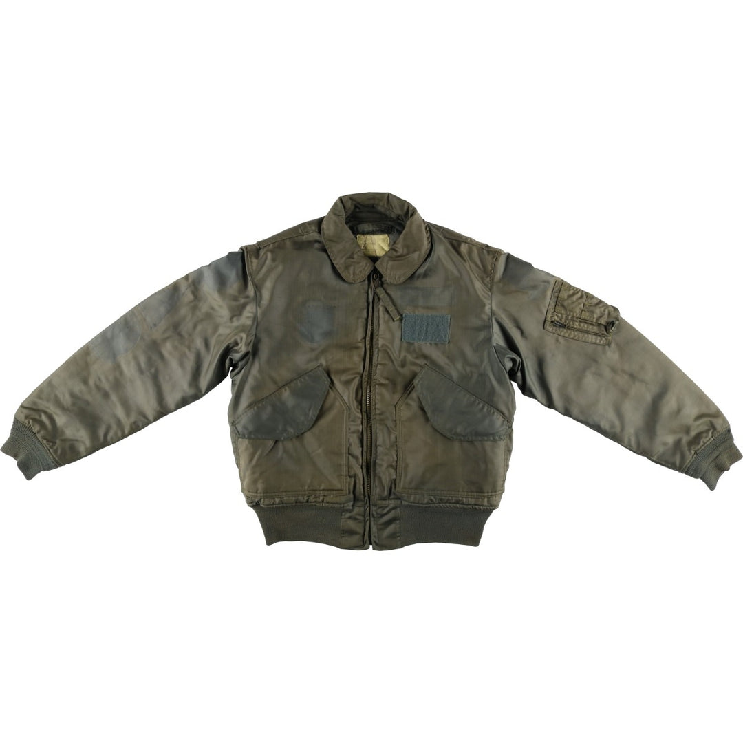 70's US military actual product CWU-45 Aromatic polyamide Khaki type Vintage Second Hand