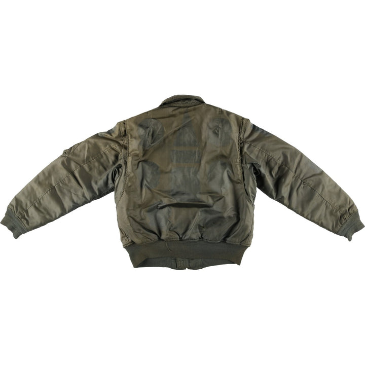 70's US military actual product CWU-45 Aromatic polyamide Khaki type Vintage Second Hand
