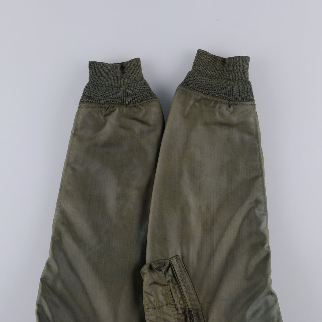 70's US military actual product CWU-45 Aromatic polyamide Khaki type Vintage Second Hand