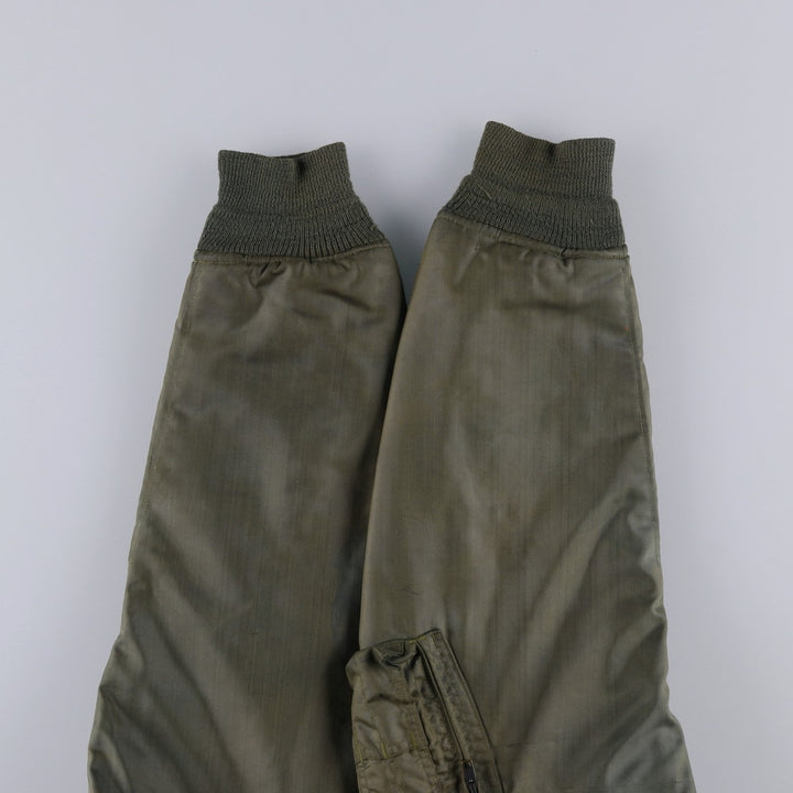 70's US military actual product CWU-45 Aromatic polyamide Khaki type Vintage Second Hand