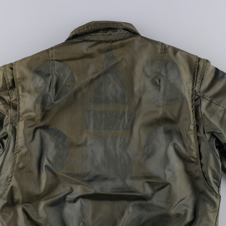 70's US military actual product CWU-45 Aromatic polyamide Khaki type Vintage Second Hand