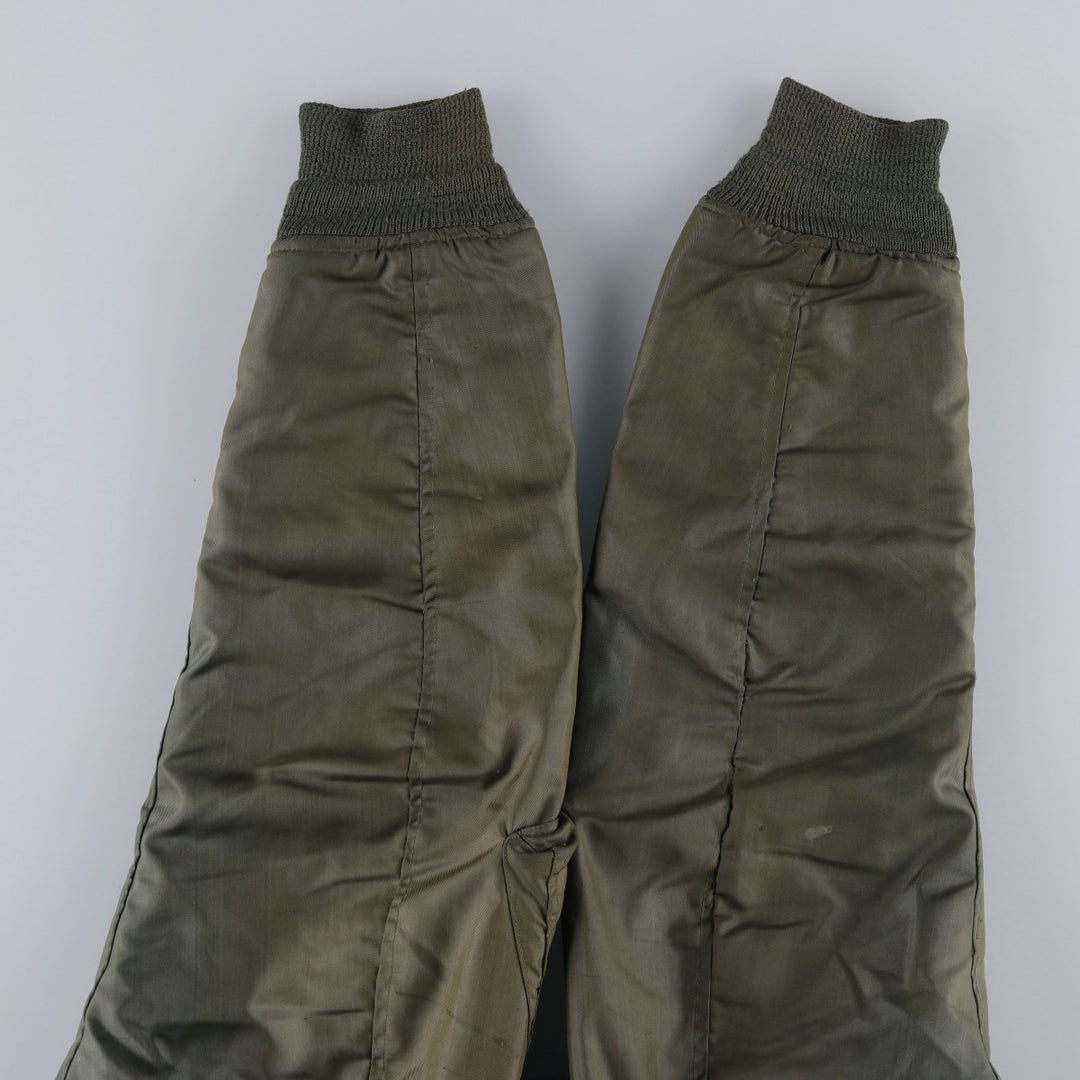 70's US military actual product CWU-45 Aromatic polyamide Khaki type Vintage Second Hand