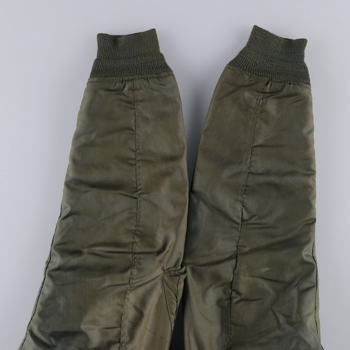 70's US military actual product CWU-45 Aromatic polyamide Khaki type Vintage Second Hand