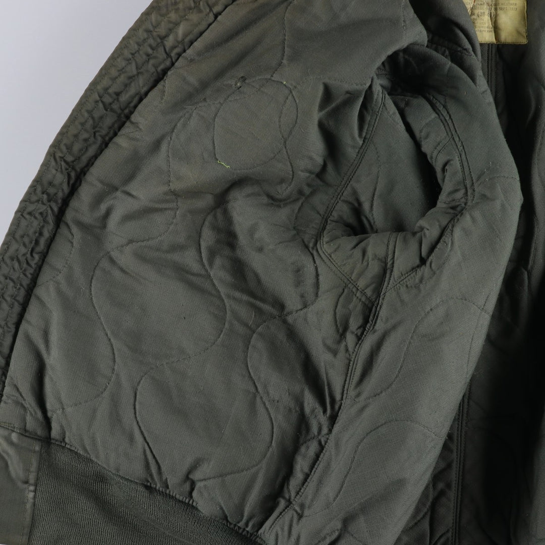 70's US military actual product CWU-45 Aromatic polyamide Khaki type Vintage Second Hand