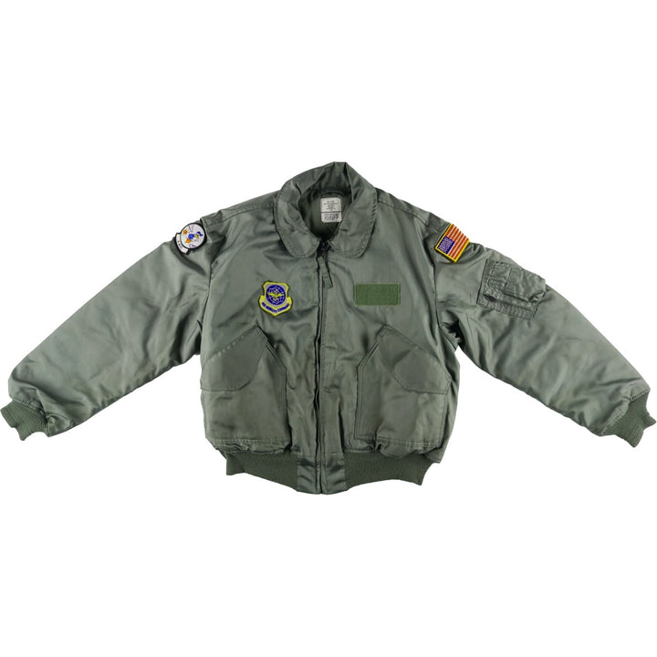 Civilian-made 2000'S Alpha Industries military flight jacket, men's size XXL equivalent. Aramid Khaki type Vintage Second Hand
