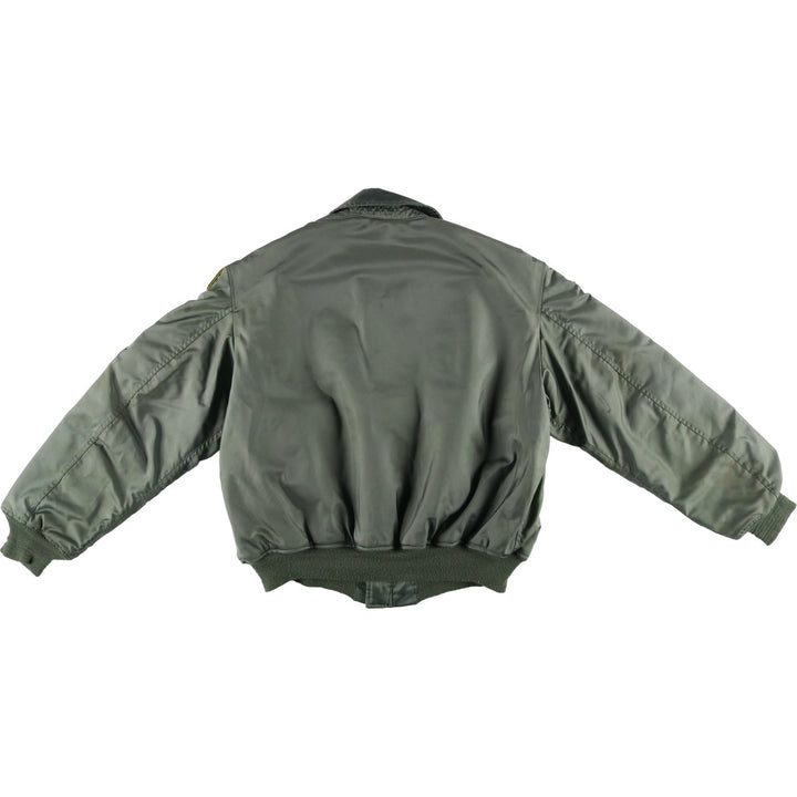 Civilian-made 2000'S Alpha Industries military flight jacket, men's size XXL equivalent. Aramid Khaki type Vintage Second Hand