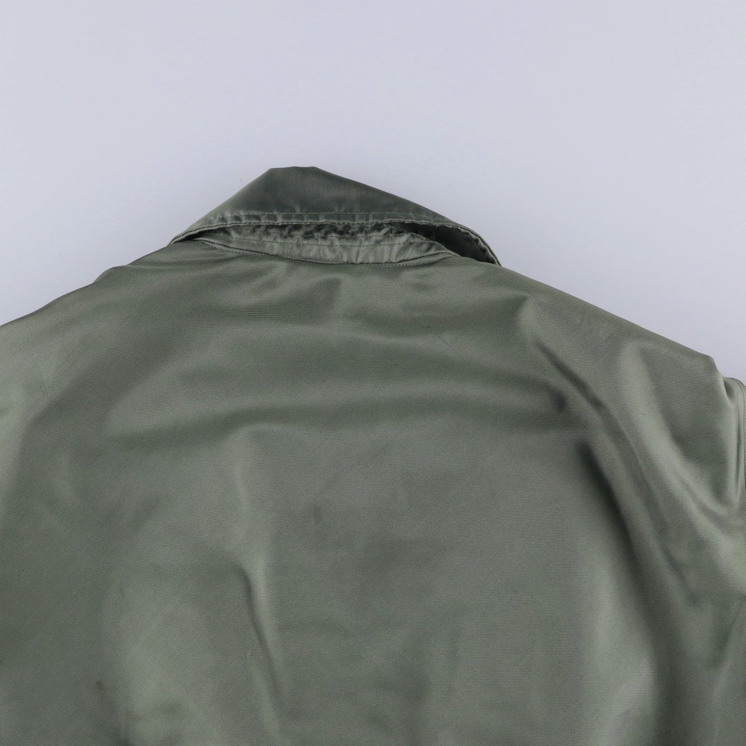 Civilian-made 2000'S Alpha Industries military flight jacket, men's size XXL equivalent. Aramid Khaki type Vintage Second Hand