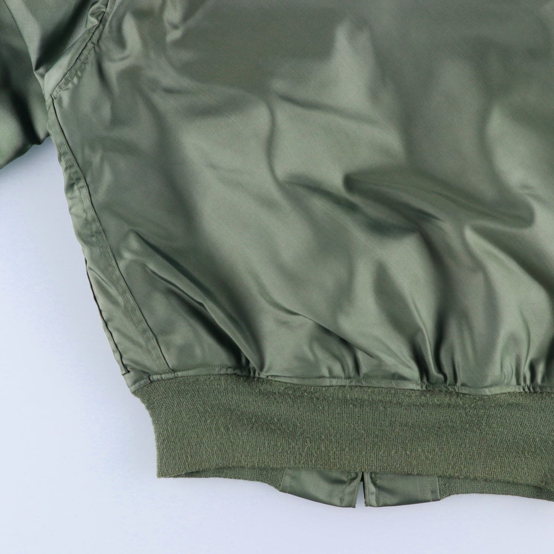 Authentic US military issue, 1990'S military flight jacket, made in USA, men's size M equivalent. Aramid Khaki type Vintage Second Hand
