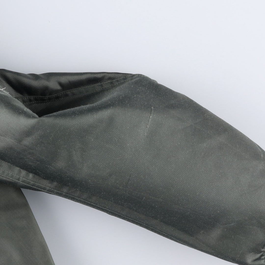 Authentic US military issue, 1990'S military flight jacket, made in USA, men's size L equivalent. polyamide Khaki type Vintage Second Hand