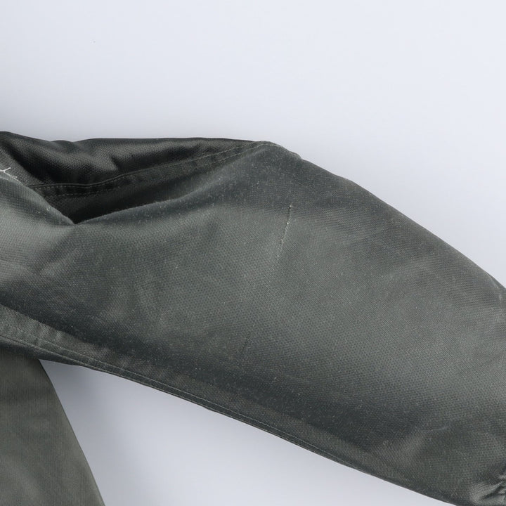 Authentic US military issue, 1990'S military flight jacket, made in USA, men's size L equivalent. polyamide Khaki type Vintage Second Hand