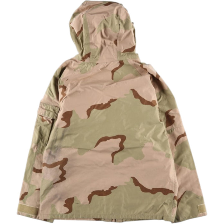 ECWCS 1st GEN Late Model Camouflage Pattern 3C Desert Camo Military Gore-Tex Parka, Medium-Regular (Men's M equivalent) Nylon Khaki type brown Vintage Second Hand