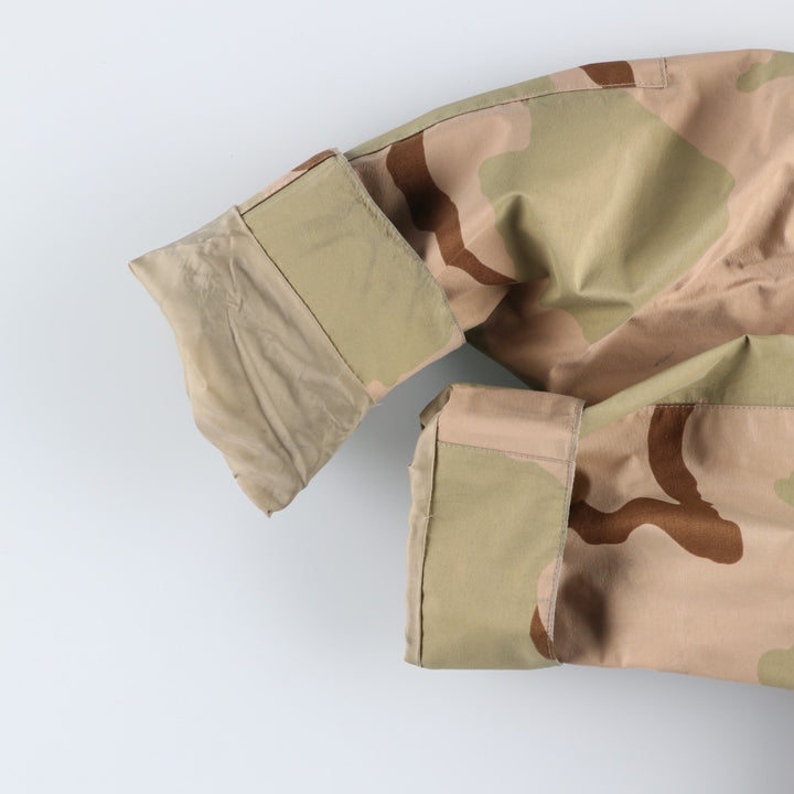 ECWCS 1st GEN Late Model Camouflage Pattern 3C Desert Camo Military Gore-Tex Parka, Medium-Regular (Men's M equivalent) Nylon Khaki type brown Vintage Second Hand