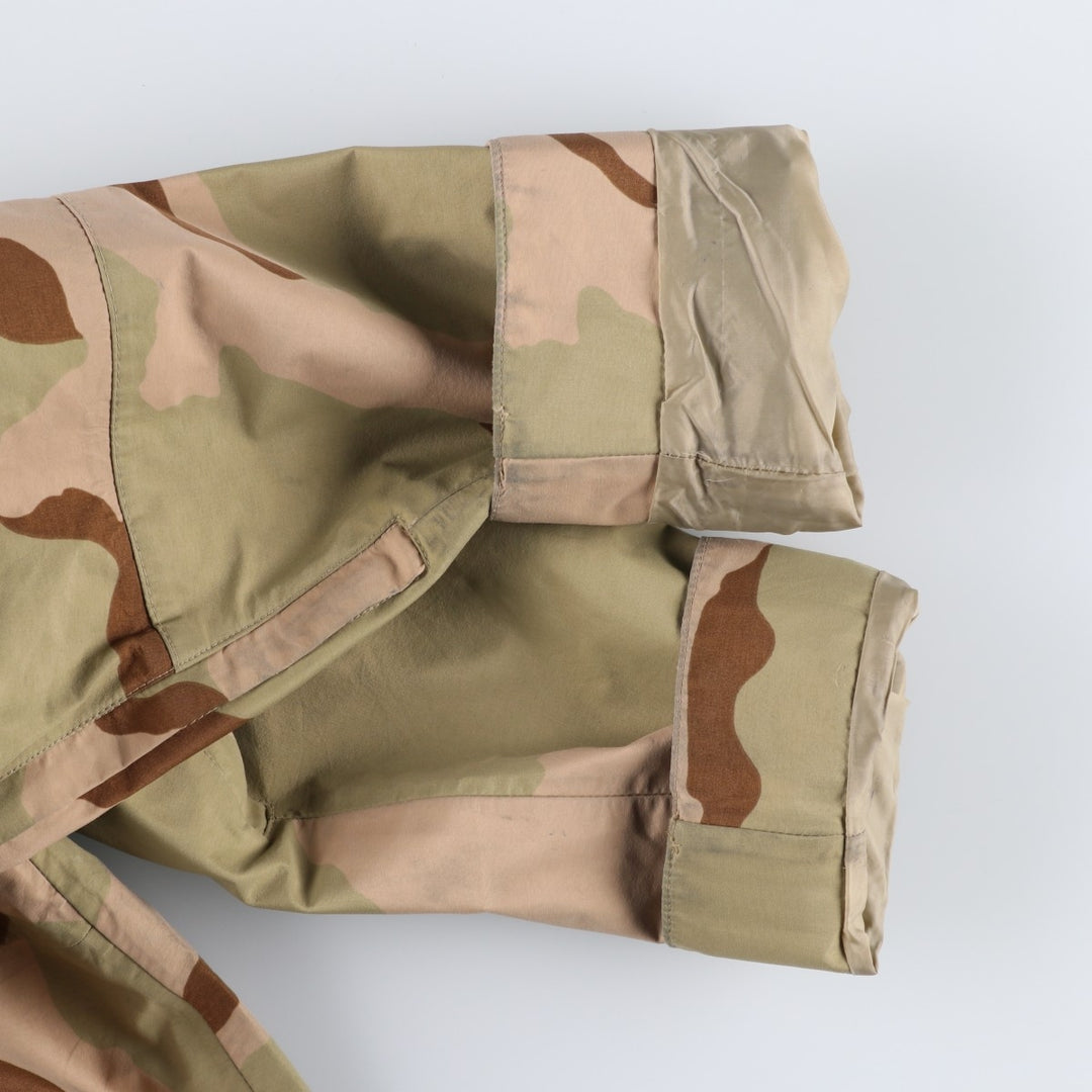 ECWCS 1st GEN Late Model Camouflage Pattern 3C Desert Camo Military Gore-Tex Parka, Medium-Regular (Men's M equivalent) Nylon Khaki type brown Vintage Second Hand