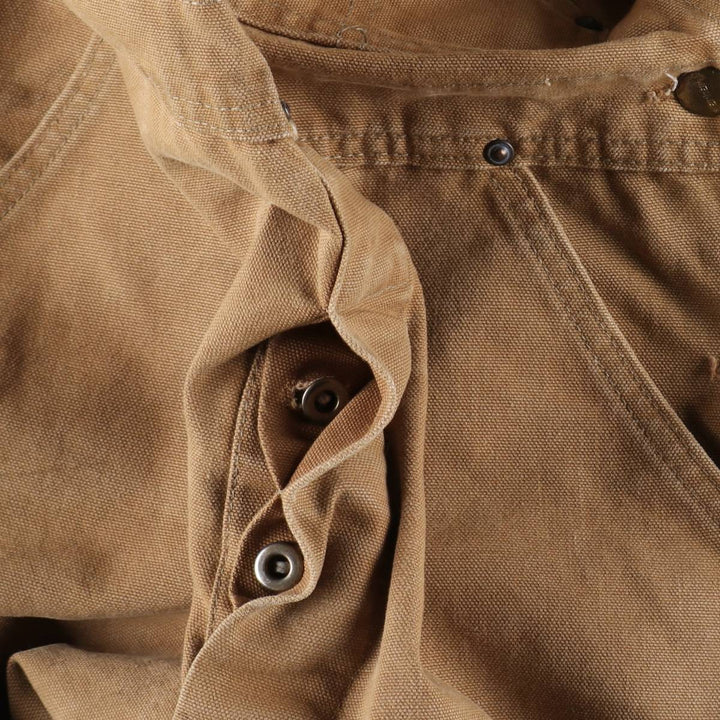 Carhartt Double Knee Duck Overalls for Men (W36 equivalent) cotton Beige type Vintage Second Hand