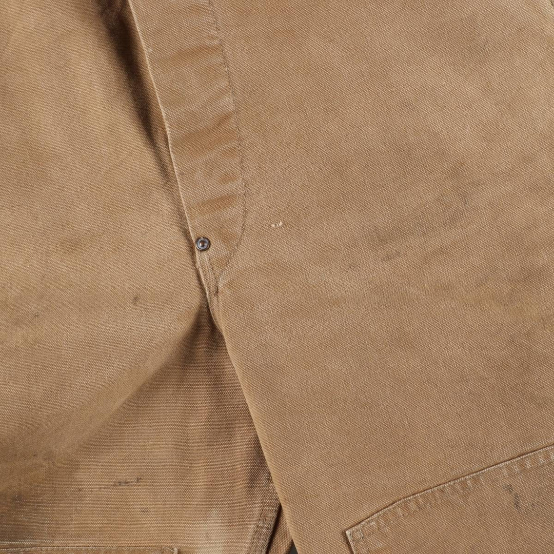 Carhartt Double Knee Duck Overalls for Men (W36 equivalent) cotton Beige type Vintage Second Hand