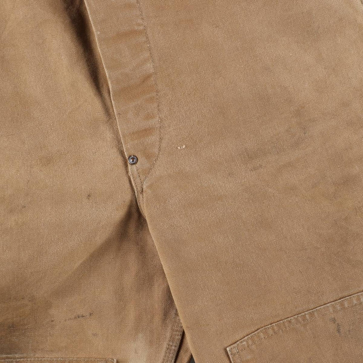 Carhartt Double Knee Duck Overalls for Men (W36 equivalent) cotton Beige type Vintage Second Hand