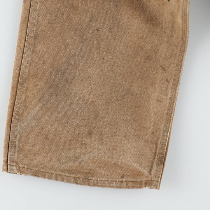 Carhartt Double Knee Duck Overalls for Men (W36 equivalent) cotton Beige type Vintage Second Hand