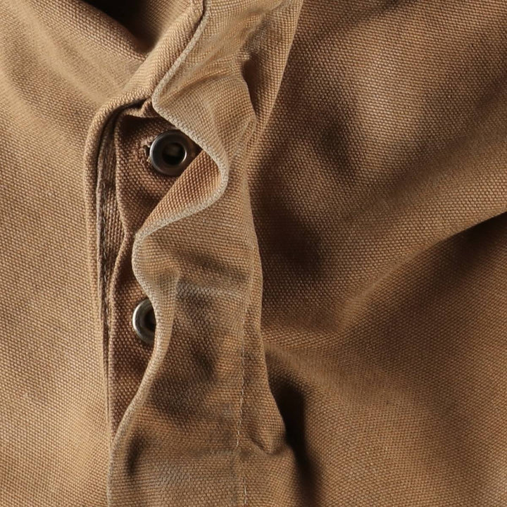 Carhartt Double Knee Duck Overalls, Made in USA, Men's Size W47 (approx.) cotton Beige type Vintage Second Hand