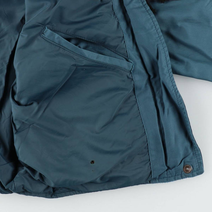 Canadian Army RCAF Military Flight Jacket 6740, Men's Size L (approx.) unclear navy blue type Vintage Second Hand
