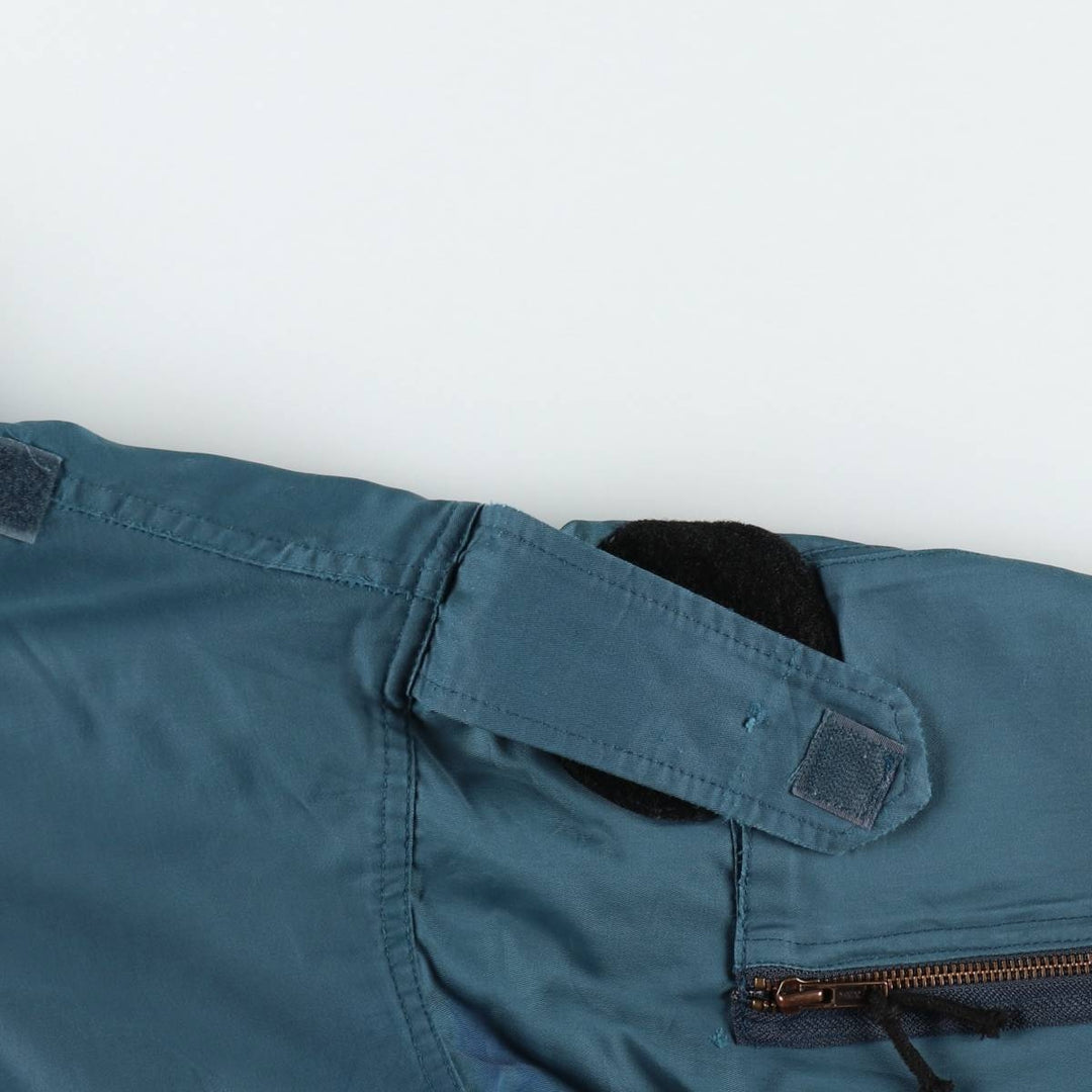 Canadian Army RCAF Military Flight Jacket 6740, Men's Size L (approx.) unclear navy blue type Vintage Second Hand