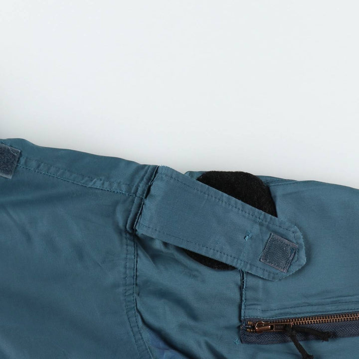 Canadian Army RCAF Military Flight Jacket 6740, Men's Size L (approx.) unclear navy blue type Vintage Second Hand