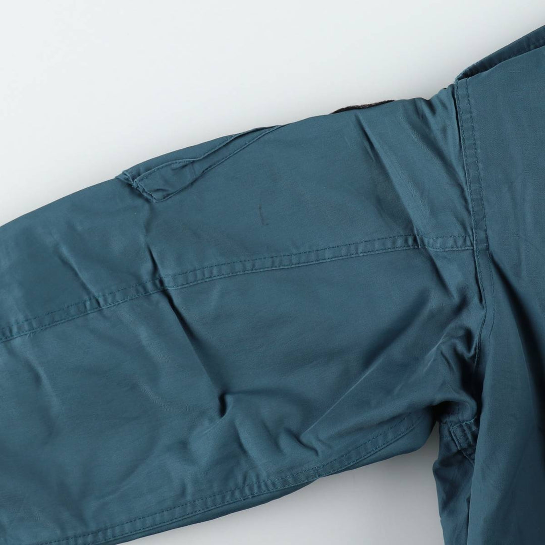 Canadian Army RCAF Military Flight Jacket 6740, Men's Size L (approx.) unclear navy blue type Vintage Second Hand