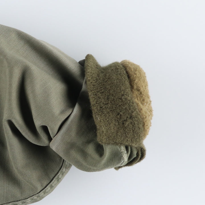 Genuine US military A-2 military deck jacket, large size (46-48), equivalent to men's size L, vintage. Nylon Khaki type Vintage Second Hand
