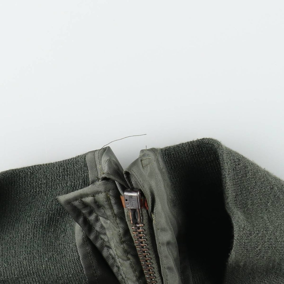 Authentic US military issue, 1970'S military flight jacket, CWU-45P, made in USA, large size (equivalent to men's L). polyamide Silver type Vintage Second Hand