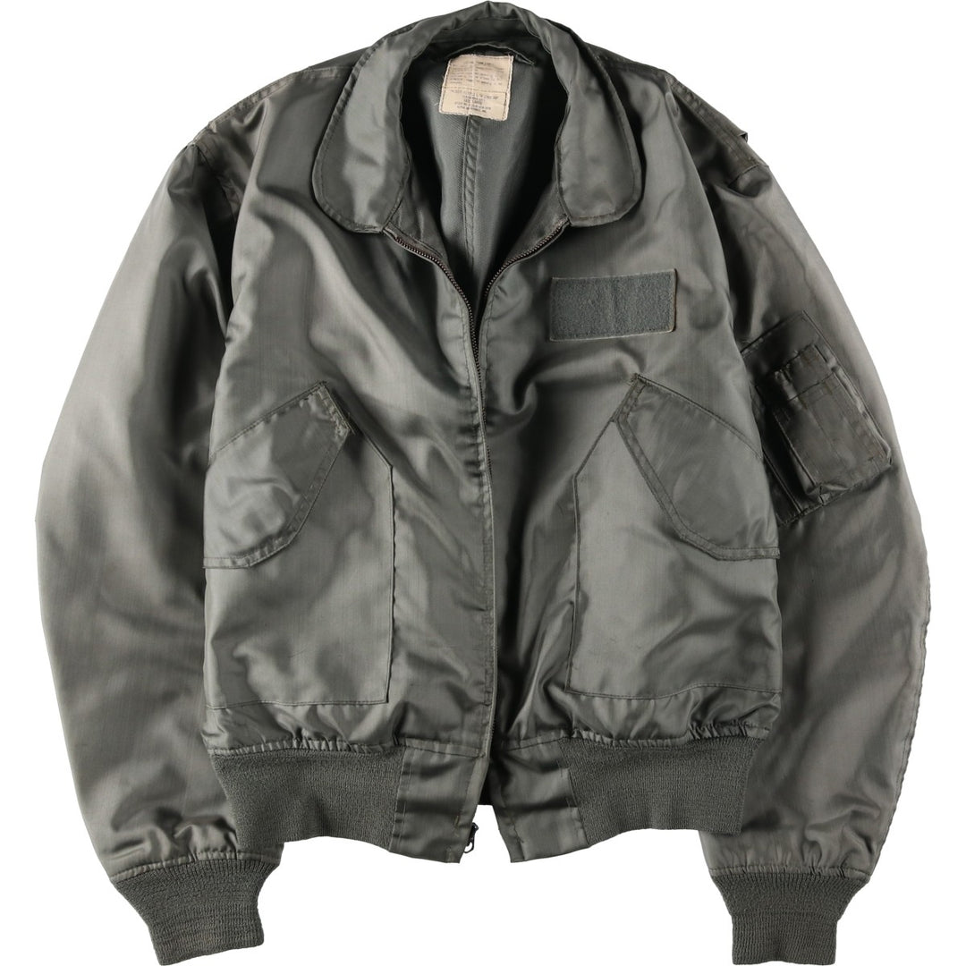 Discounted item with minor defects: 1980'S US military issue CWU-36 jacket. unclear Khaki type Vintage Second Hand