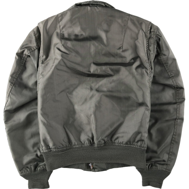 Discounted item with minor defects: 1980'S US military issue CWU-36 jacket. unclear Khaki type Vintage Second Hand