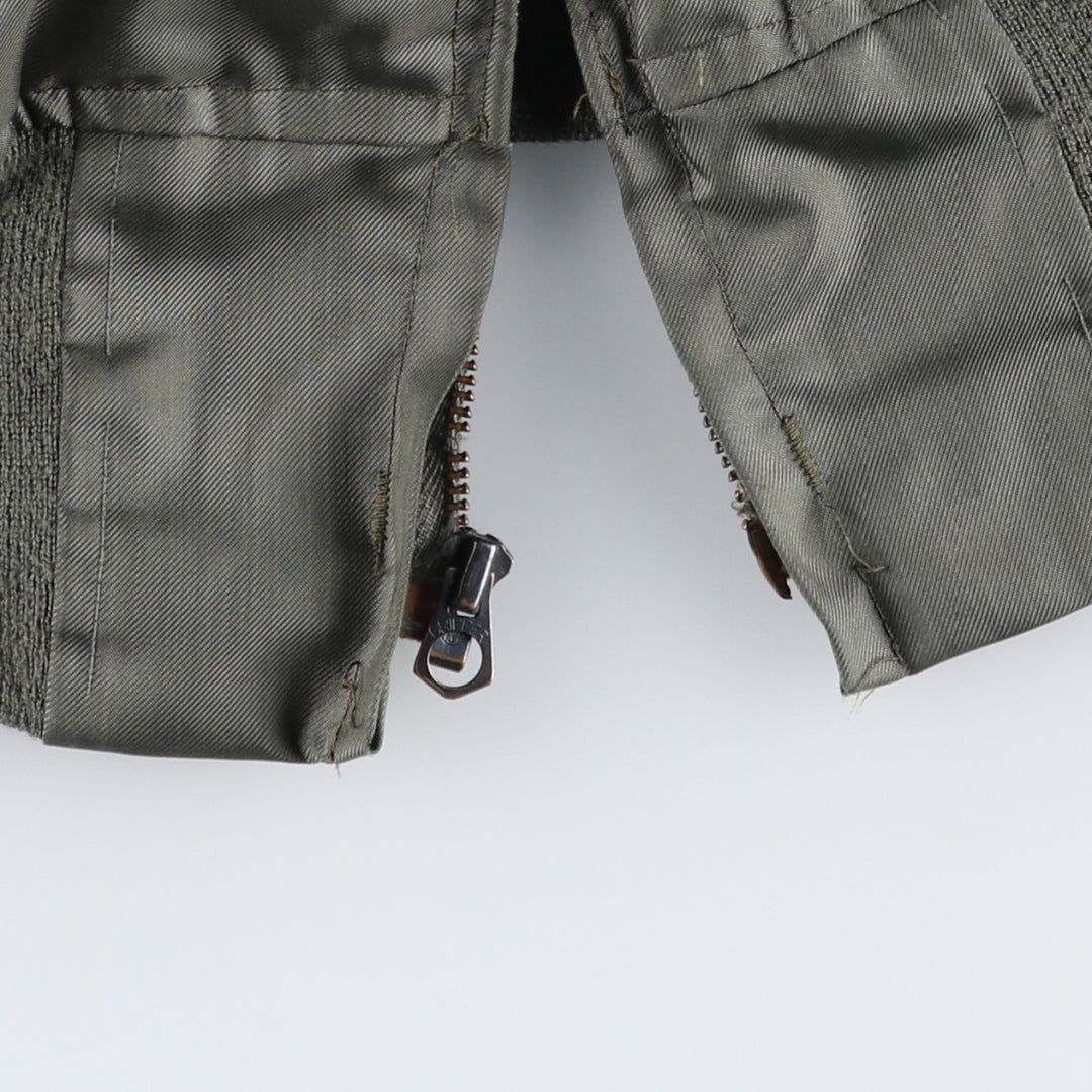 Discounted item with minor defects: 1980'S US military issue CWU-36 jacket. unclear Khaki type Vintage Second Hand