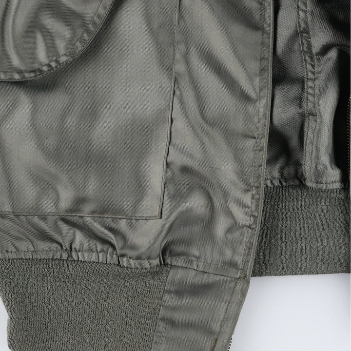 Discounted item with minor defects: 1980'S US military issue CWU-36 jacket. unclear Khaki type Vintage Second Hand