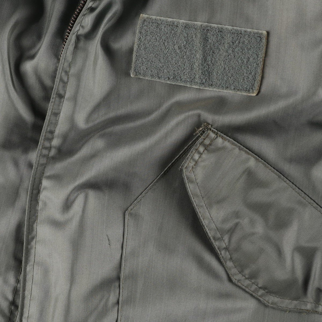 Discounted item with minor defects: 1980'S US military issue CWU-36 jacket. unclear Khaki type Vintage Second Hand