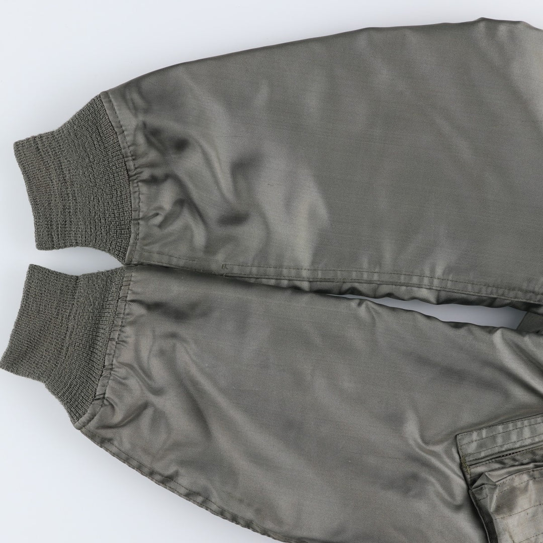 Discounted item with minor defects: 1980'S US military issue CWU-36 jacket. unclear Khaki type Vintage Second Hand