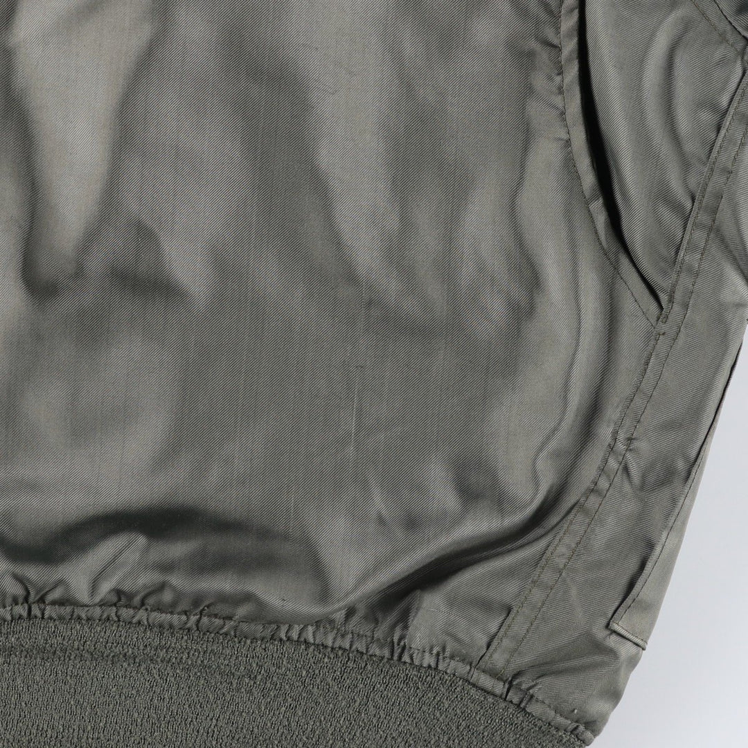 Discounted item with minor defects: 1980'S US military issue CWU-36 jacket. unclear Khaki type Vintage Second Hand