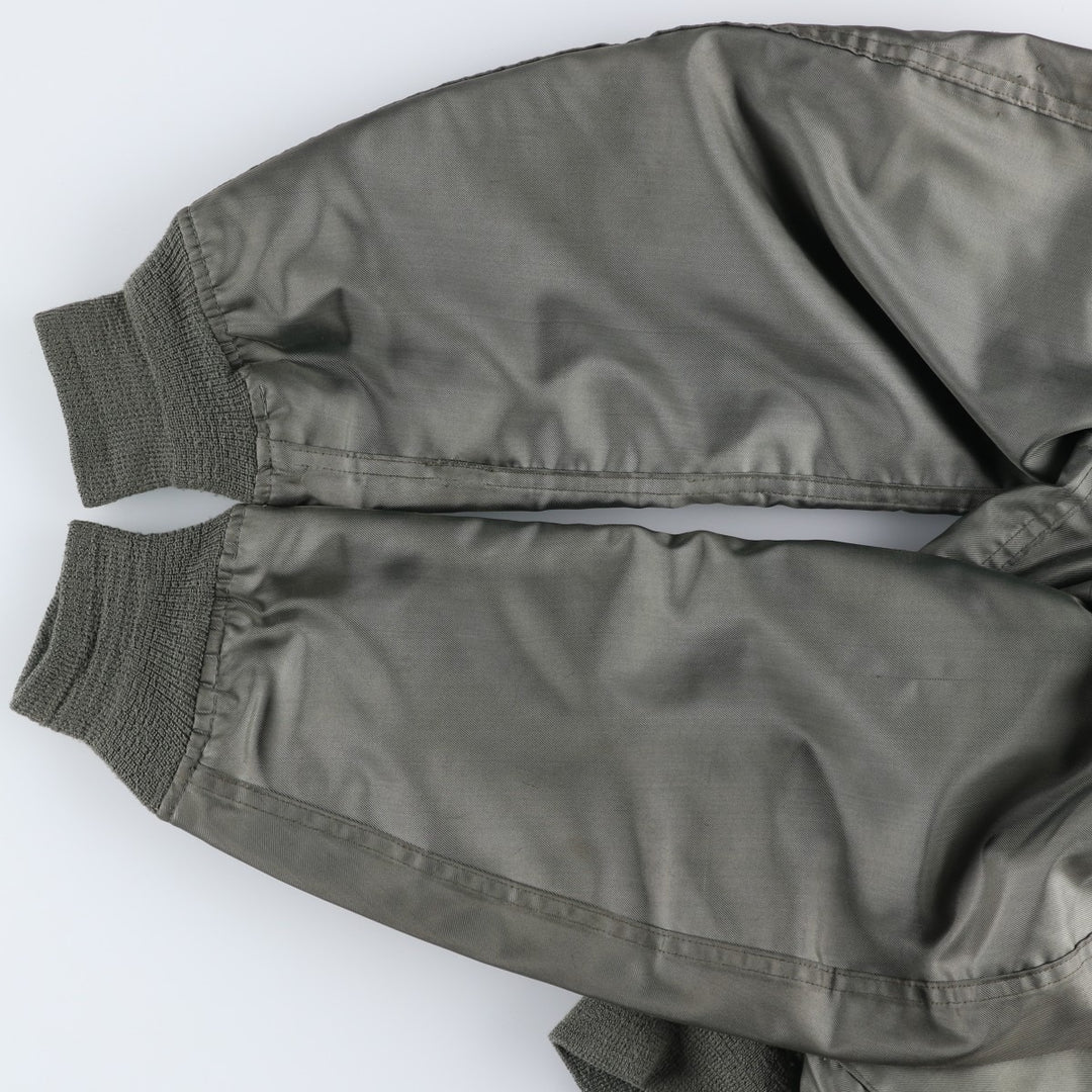 Discounted item with minor defects: 1980'S US military issue CWU-36 jacket. unclear Khaki type Vintage Second Hand