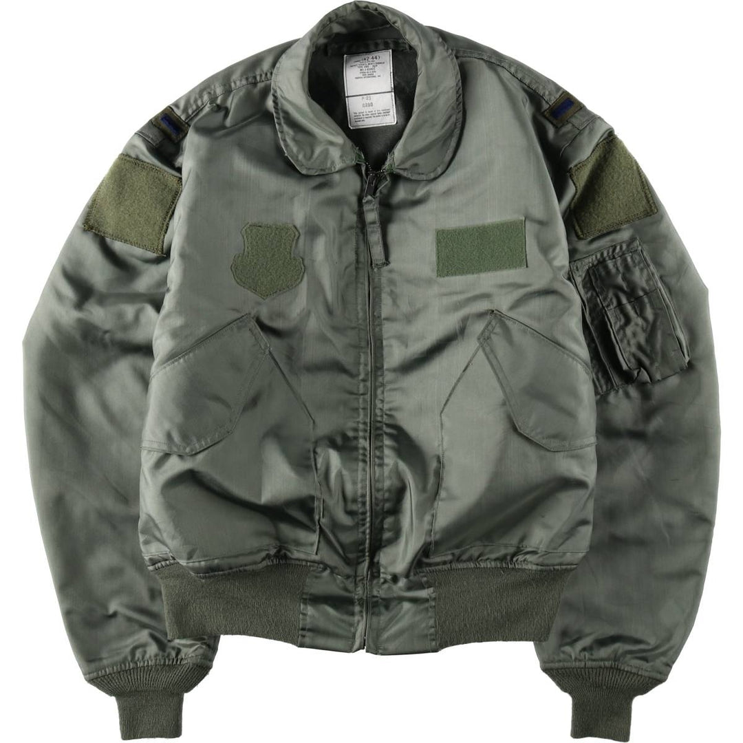 Authentic US military issue, 2000'S military flight jacket CWU-36 Aramid Khaki type Vintage Second Hand