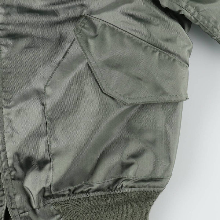 Authentic US military issue, 2000'S military flight jacket CWU-36 Aramid Khaki type Vintage Second Hand