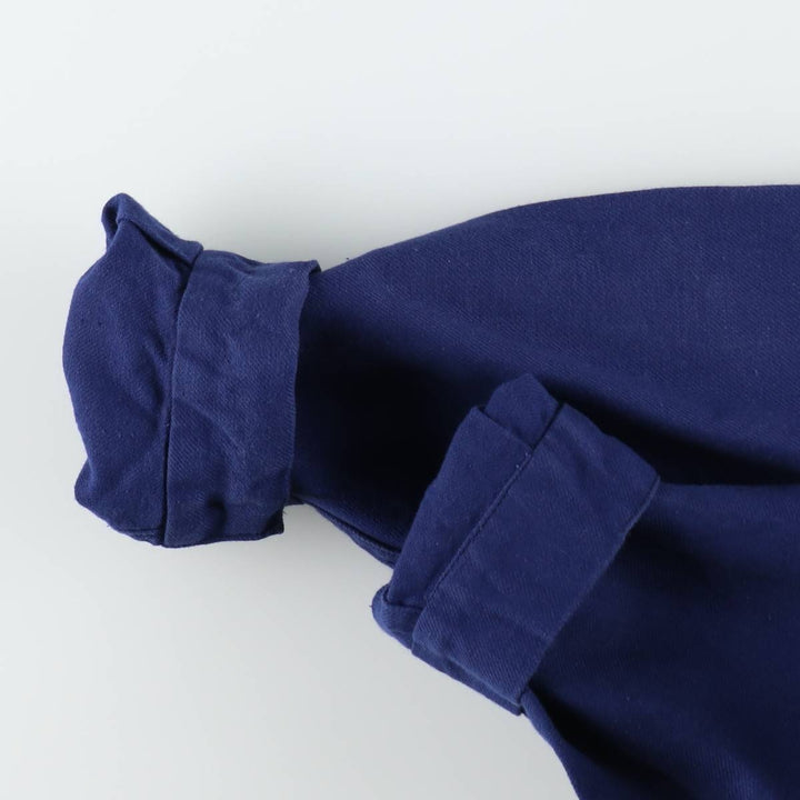 1950s-1960'S Adolphe Lafont French Work Jacket, Euro Work Jacket, Made in France, Men's Size M (approx.), Vintage unclear navy blue type Vintage Second Hand