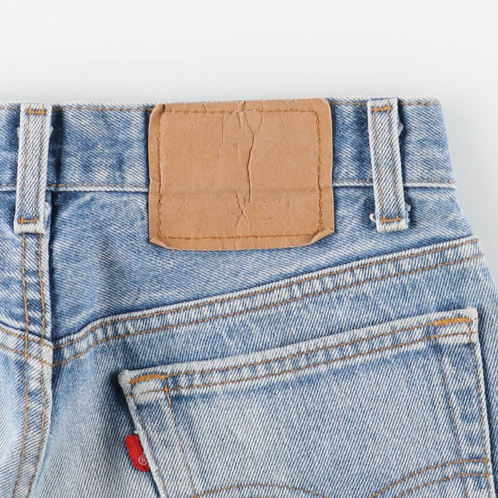 Levi's 501 Straight Denim Pants, Made in USA, Women's Size L (equivalent to W30), Vintage. cotton Blue type light blue Vintage Second Hand