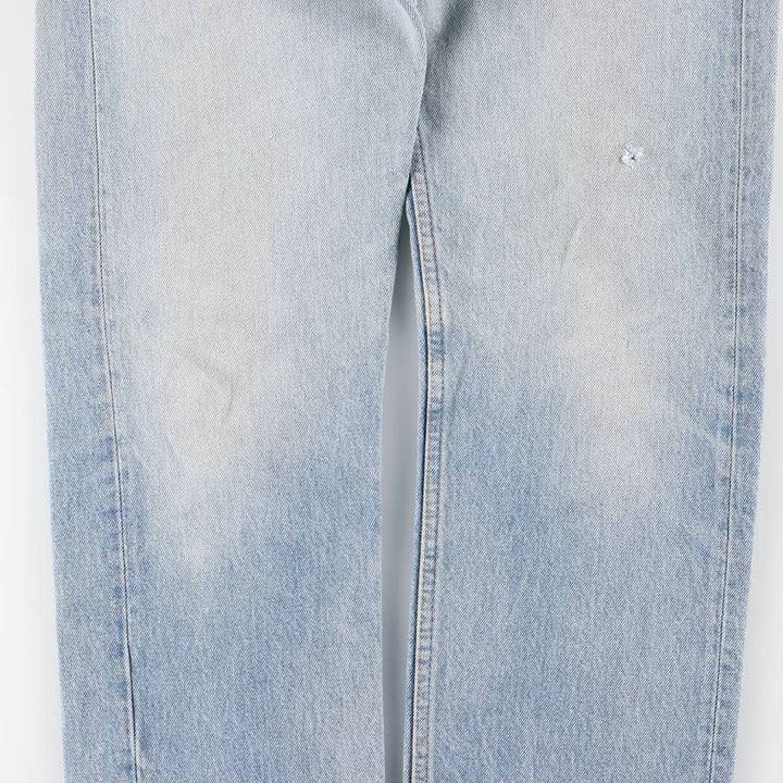 Levi's 501 Straight Denim Pants, Made in USA, Women's Size L (equivalent to W30), Vintage. cotton Blue type light blue Vintage Second Hand