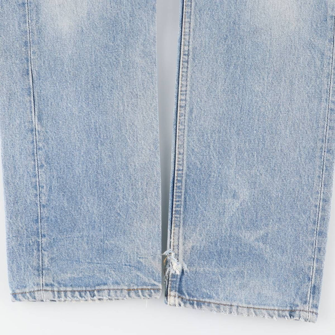 Levi's 501 Straight Denim Pants, Made in USA, Women's Size L (equivalent to W30), Vintage. cotton Blue type light blue Vintage Second Hand