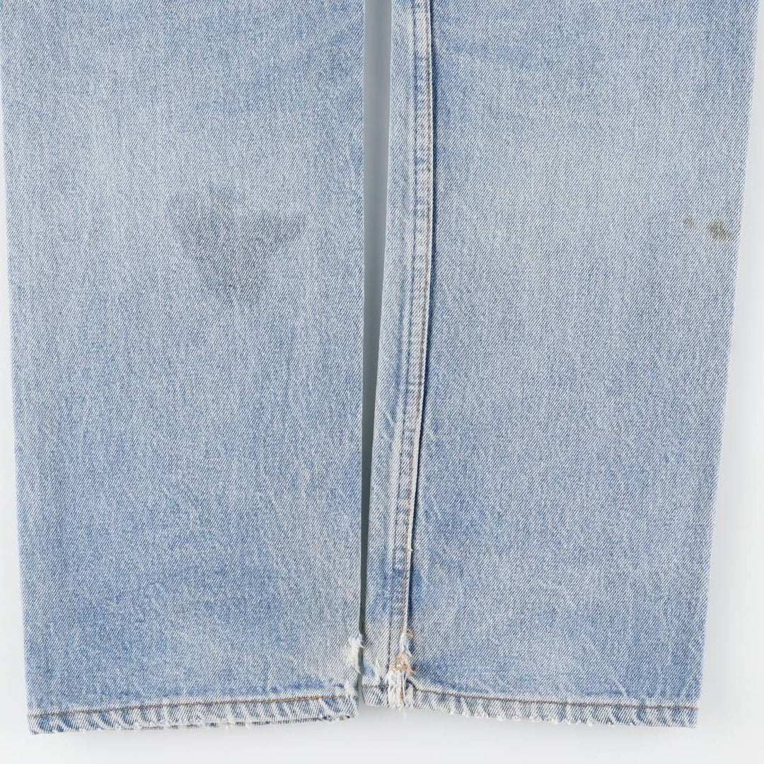 Levi's 501 Straight Denim Pants, Made in USA, Women's Size L (equivalent to W30), Vintage. cotton Blue type light blue Vintage Second Hand