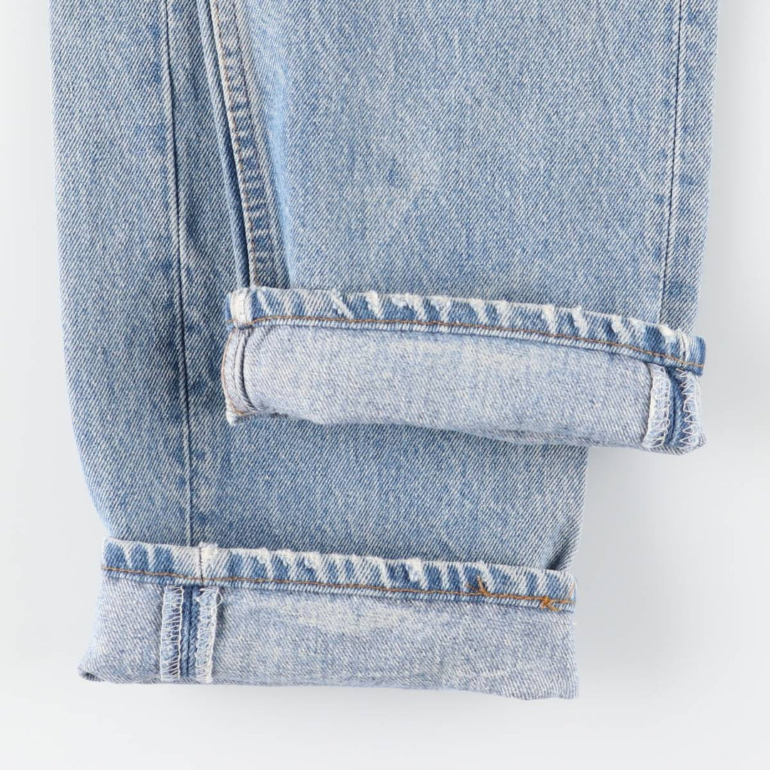 Levi's 501 Straight Denim Pants, Made in USA, Women's Size L (equivalent to W30), Vintage. cotton Blue type light blue Vintage Second Hand
