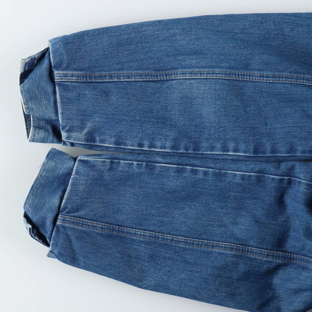 1970'S Wrangler WRANGE COAT, padded denim fleece ranch coat, men's size L equivalent, vintage. unclear blue type Vintage Second Hand