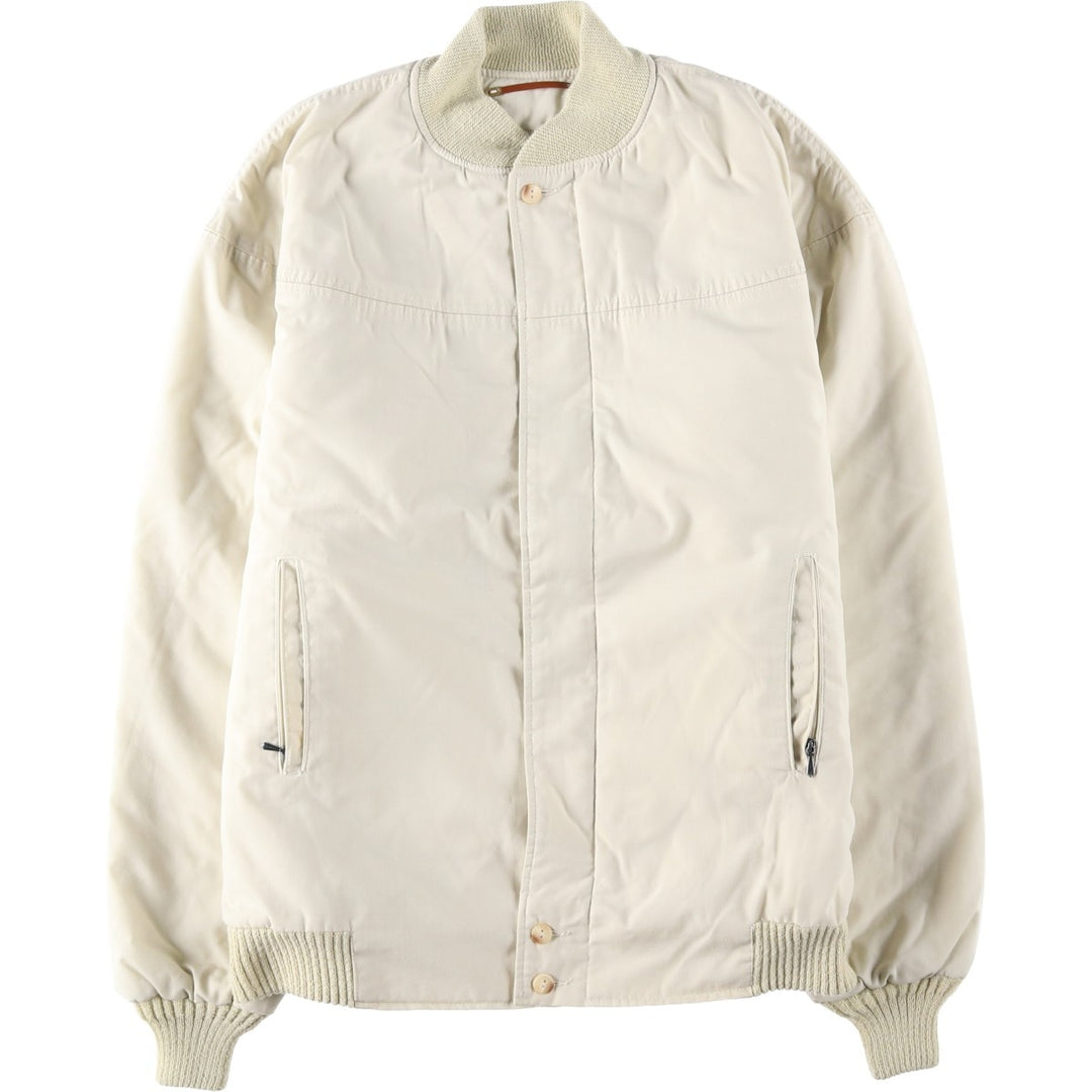 70s-80'S Catalina Varsity Padded Derby Jacket Cup Shoulder Jacket Made in USA Men's XXL Equivalent Vintage unclear ivory Vintage Second Hand