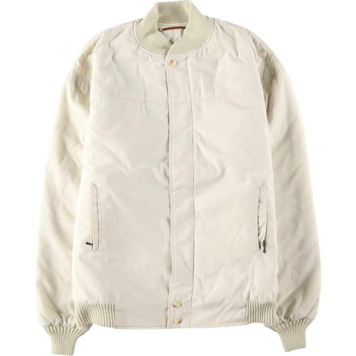 70s-80'S Catalina Varsity Padded Derby Jacket Cup Shoulder Jacket Made in USA Men's XXL Equivalent Vintage unclear ivory Vintage Second Hand